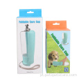 Garrafa de água potável para cachorro portátil dobrável para viagem